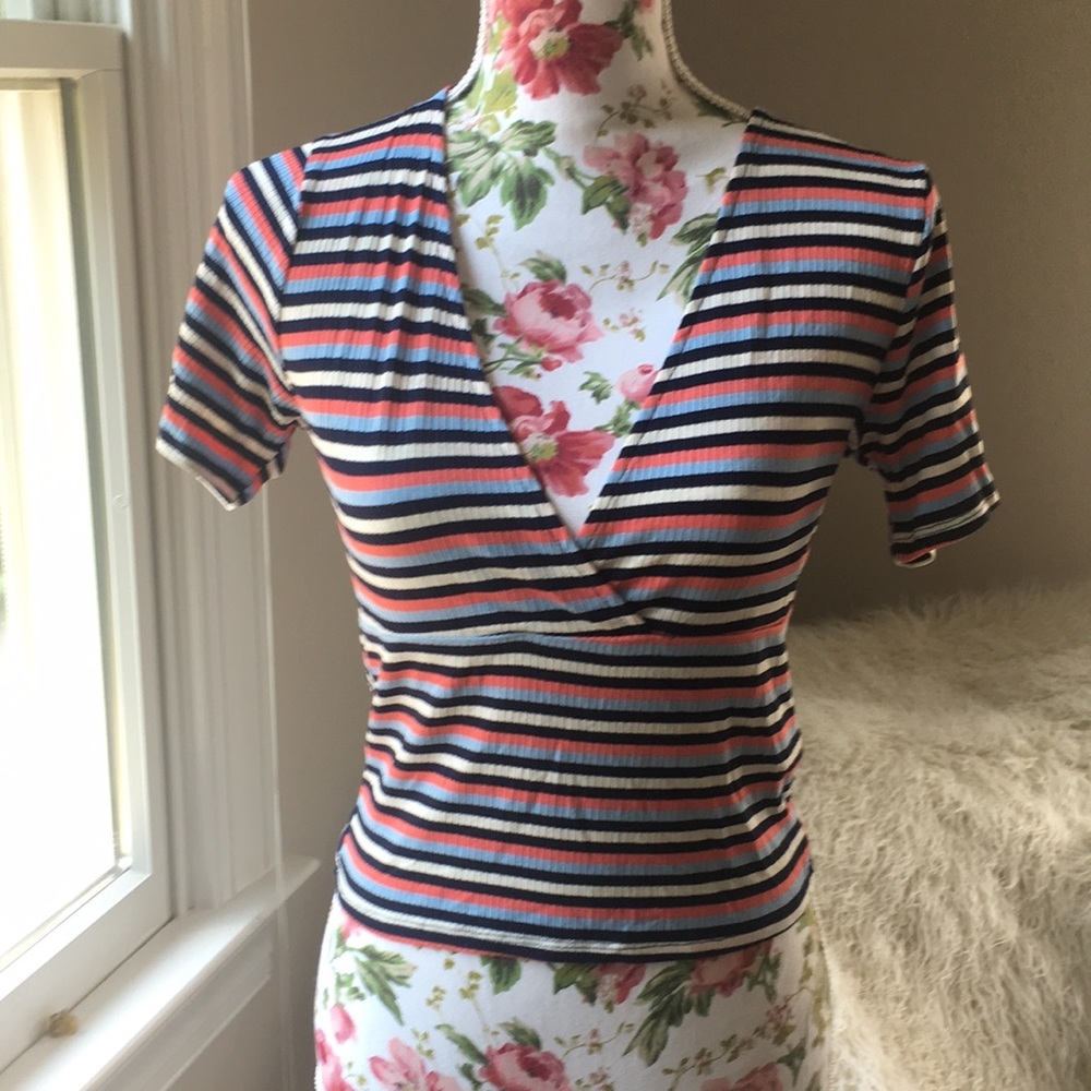 Striped Forever 21 top